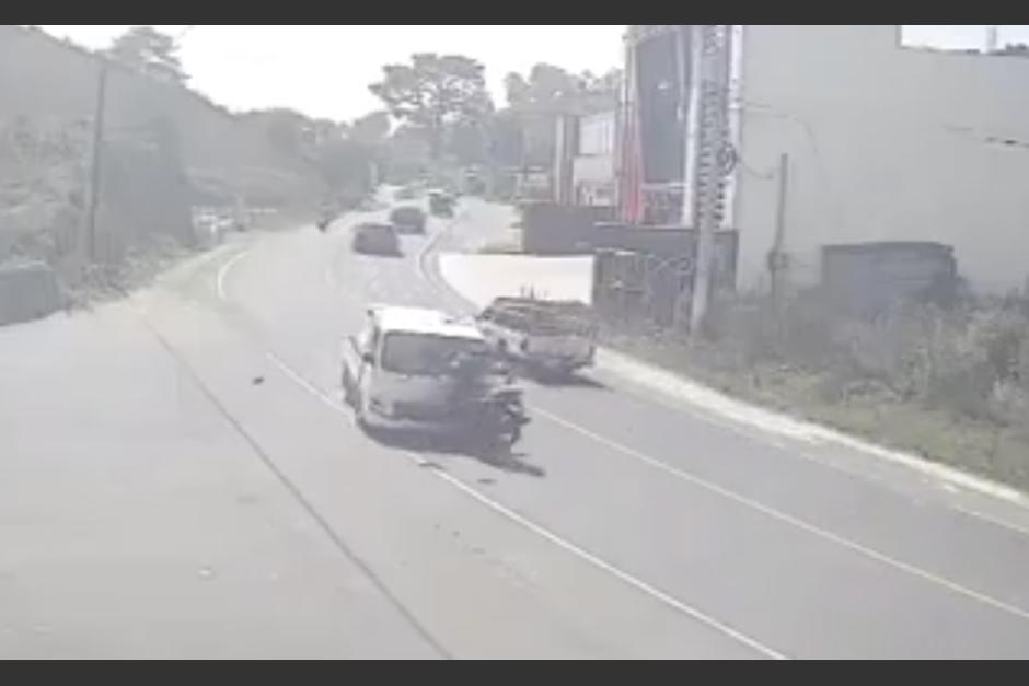 El accidente qued&oacute; grabado. (Foto: captura de video)