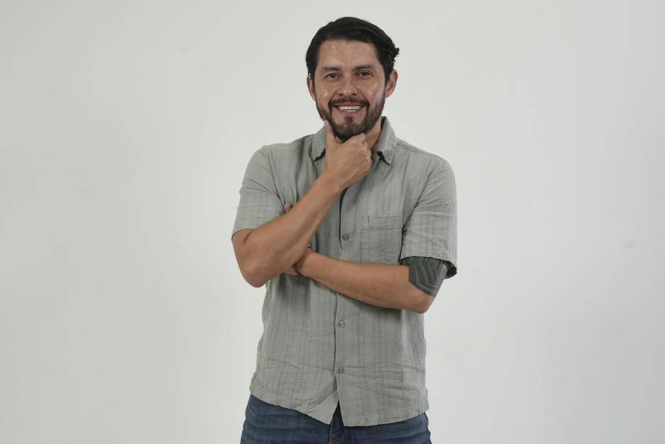 Juan Pablo Amado est&aacute; listo para hacer re&iacute;r al p&uacute;blico. (Foto: &Eacute;dgar Poc&oacute;n/colaborador)