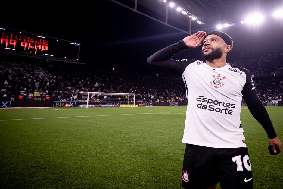 Limitado por una lesi&oacute;n muscular, Depay solo jug&oacute; ocho partidos del Brasileirao este a&ntilde;o, con un gol. (Foto: Corinthians)&nbsp;