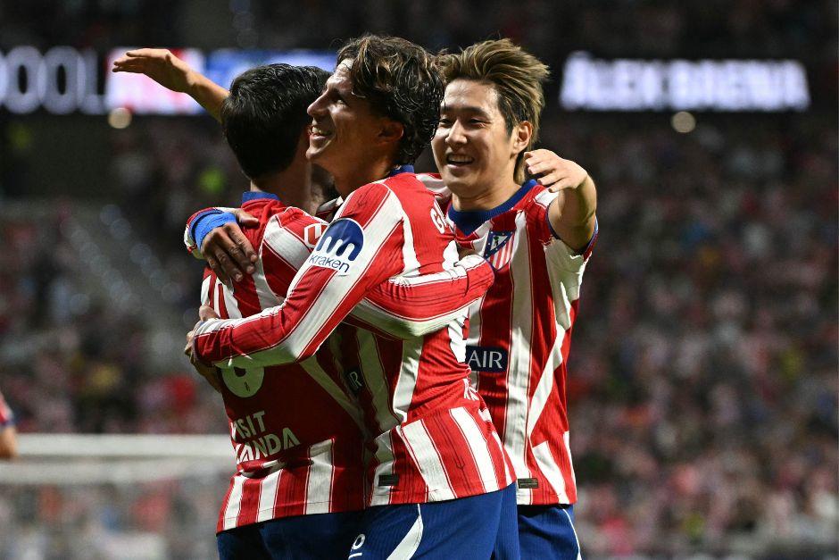 Los rojiblancos disfurtaron de una gran noche de tres puntos en su estreno liguero. (Foto: AFP)