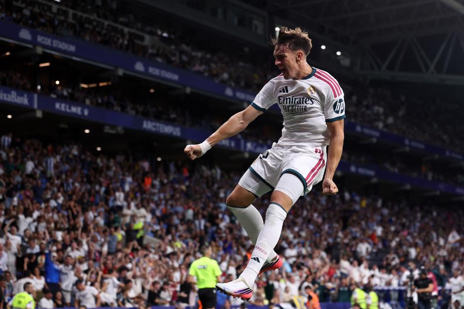 El delantero Carlos Esp&iacute; fue el autor del tanto que termin&oacute; dando los tres puntos al Real Madrid en su debut liguero. (Foto: AFP)
