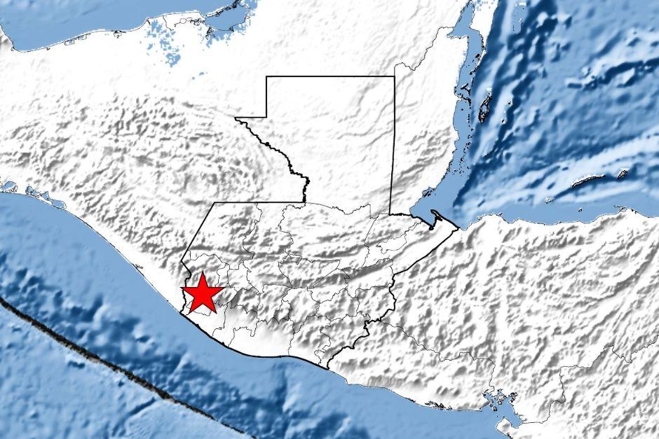 El sismo tuvo epicentro en el departamento de San Marcos esta ma&ntilde;ana. (Imagen: Insivumeh)