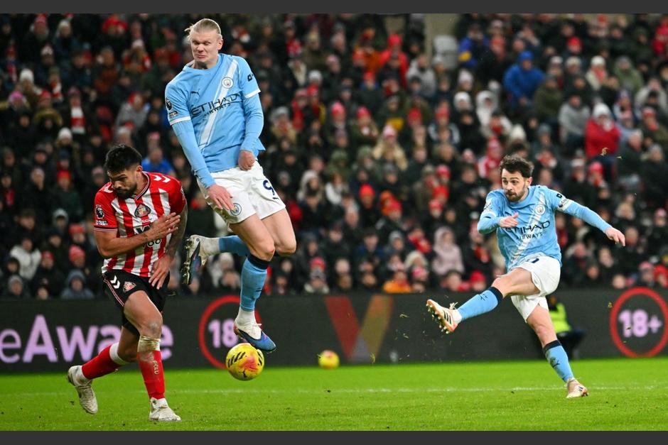 Bernardo Silva hab&iacute;a conseguido anotar, pero su tanto no cont&oacute; por fuera de juego. (FOTO: AFP)