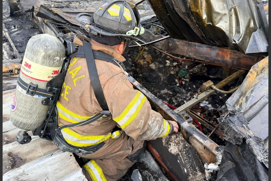 El fuego ha sido controlado en su totalidad. (Foto: Bomberos Voluntarios)