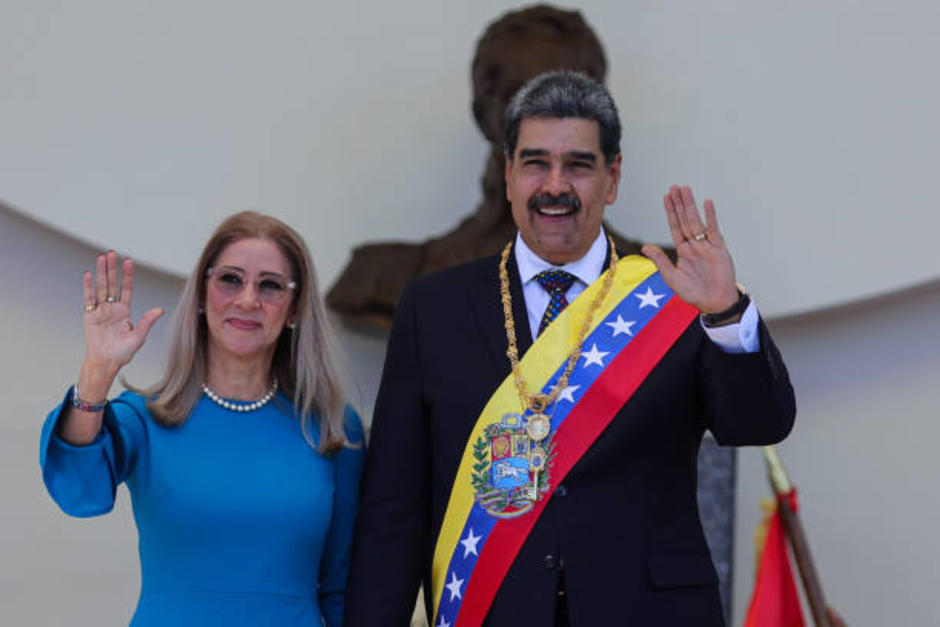 Nicol&aacute;s Maduro y su esposa Cilia Flores fueron capturados esta madrugada. (Foto: gettyimages)
