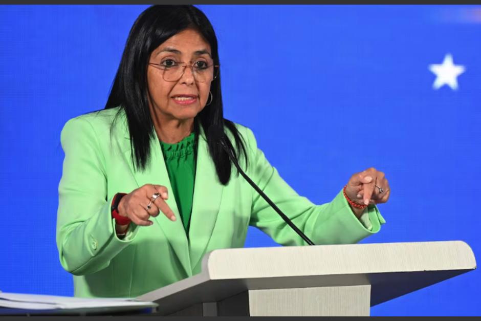 Delcy Rodr&iacute;guez exige la liberaci&oacute;n de Maduro. (Foto: redes sociales)