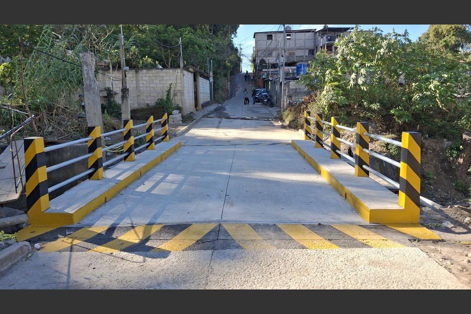 Vecinos del sector El Sauce ahora cuentan con un nuevo puente para circular con seguridad.&nbsp;(Foto: Edwards Morales/Colaborador)