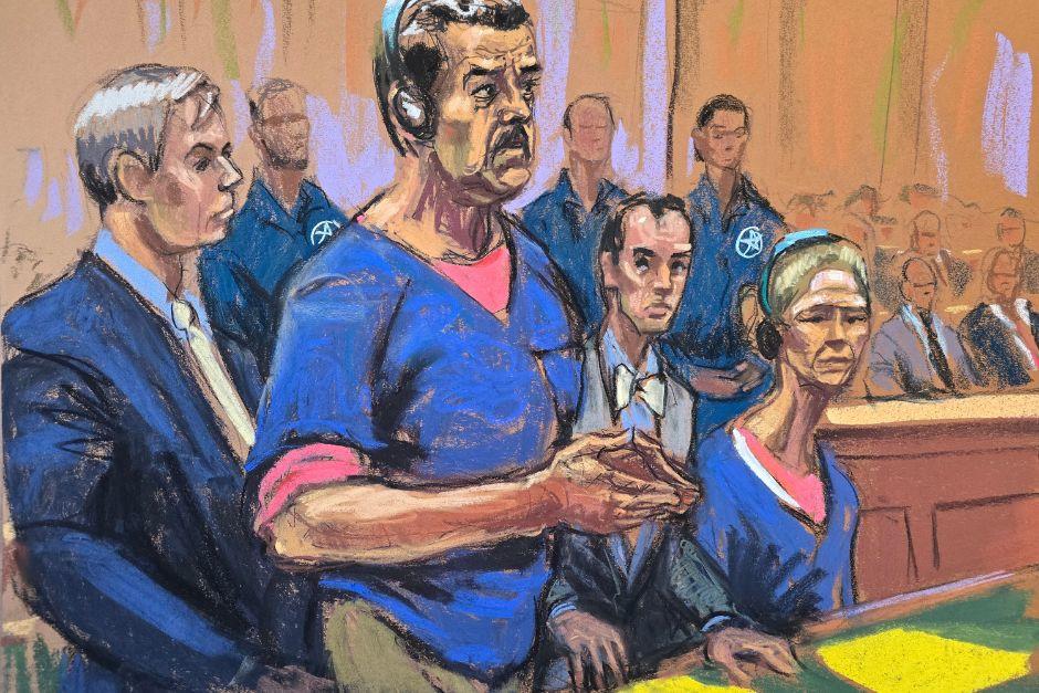 Nicol&aacute;s Maduro, presidente de Venezuela, capturado en Caracas por Estados Unidos, compareci&oacute; este lunes 5 de enero en su primera declaraci&oacute;n en donde se le acusa de narcotr&aacute;fico. (Foto: AFP)