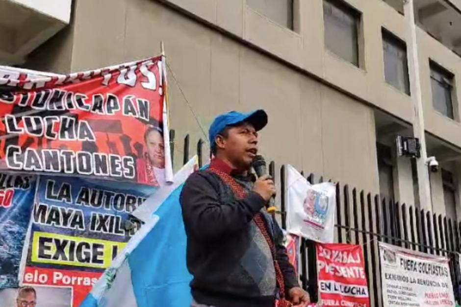 Basilio Puac Garc&iacute;a, ex vicepresidente de los 48 Cantones fue capturado. (Foto: Soy502)