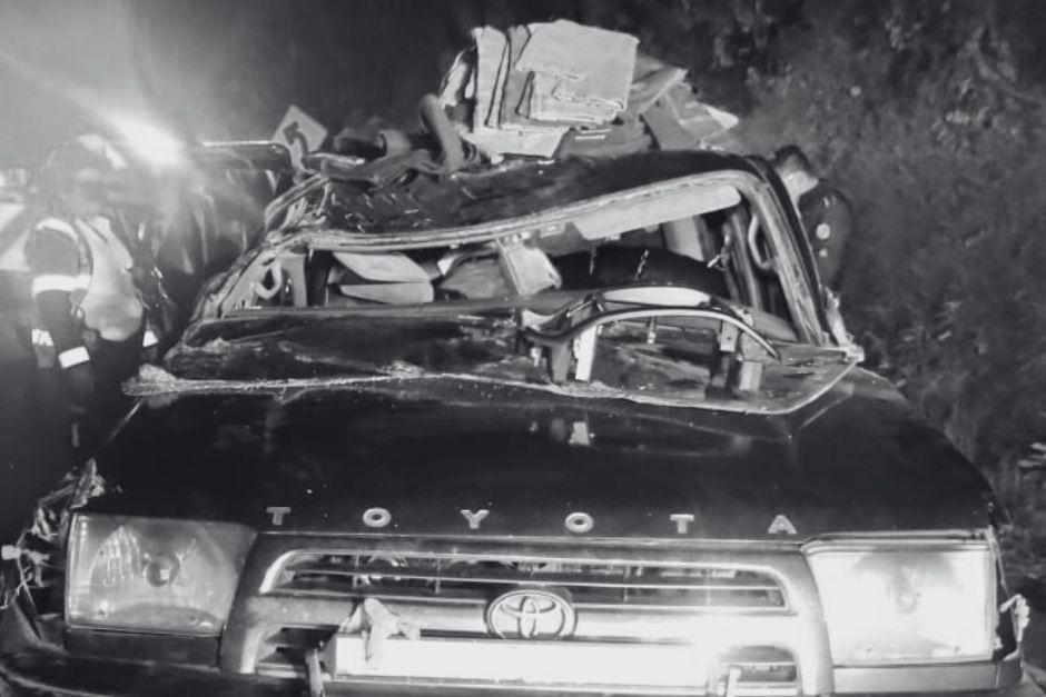 El conductor del veh&iacute;culo perdi&oacute; la vida en el lugar. (Foto: Bomberos Voluntarios)