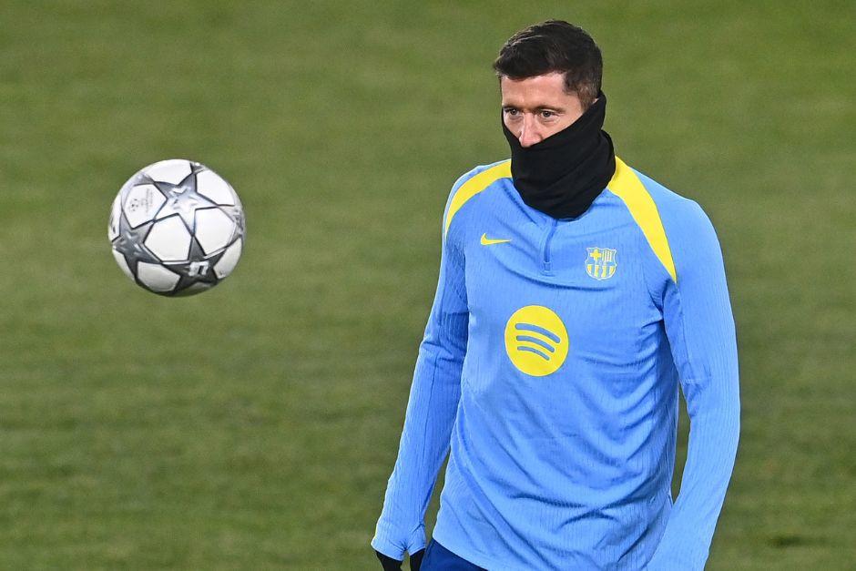 Robert Lewandowski ser&aacute; el encargado de buscar los goles del Barsa en territorio checo. (Foto: AFP)