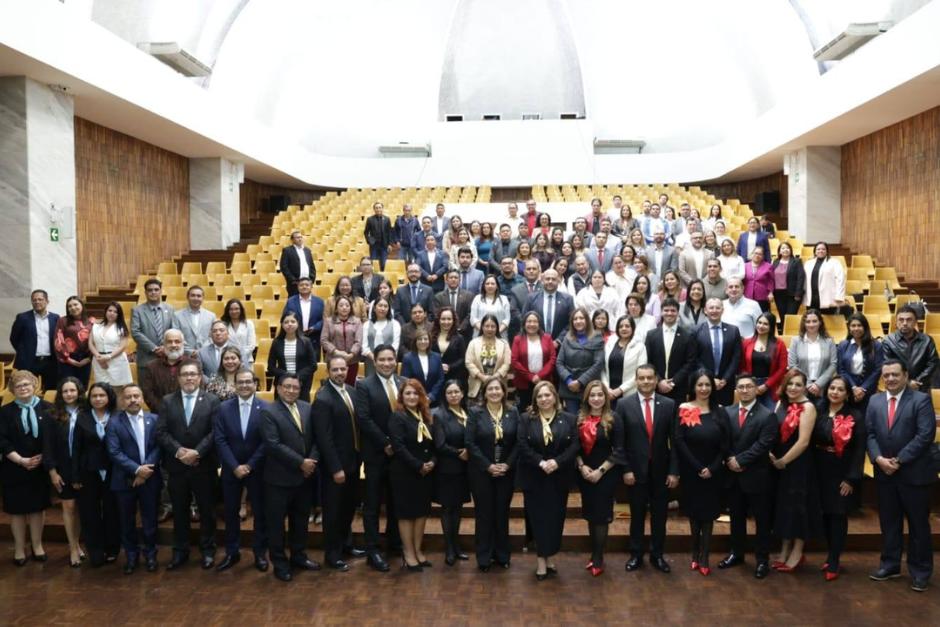 La Asociaci&oacute;n de Jueces y Magistrados eligi&oacute; a su nueva junta directiva. (Foto: Organismo Judicial)