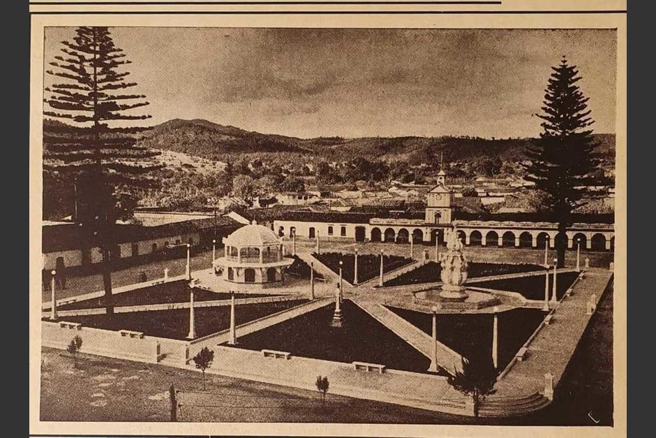 A partir del trazo original del parque se establecieron los rumbos de los cuatro primeros cantones. (Foto: FB Or&iacute;genes Guatemala)