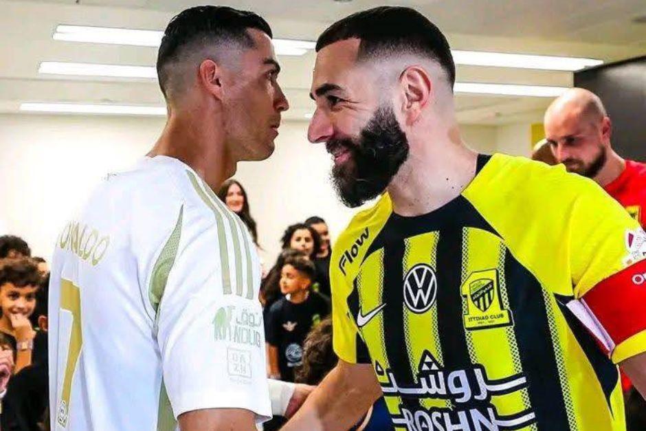 A pesar de la amistad que existe, Cristiano Ronaldo est&aacute; molesto por el posible fichaje de Benzema con el rival directo del Al Nassr. (Foto: X)