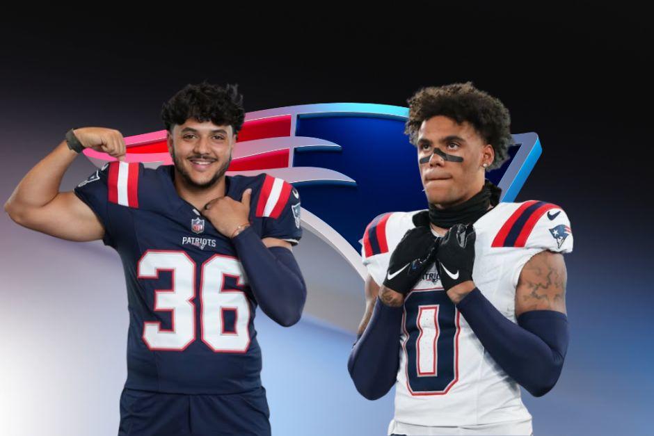 Andy Borregales y&nbsp;Christian Gonz&aacute;lez tienen ra&iacute;ces latinas en los Patriots y quieren hacer historia en el Super Bowl. (Foto: NFL)