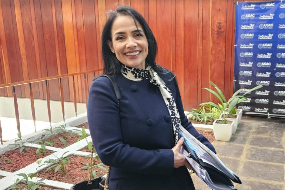 La magistrada de la CC, Leyla Lemus, busca su reelecci&oacute;n. (Foto: Estuardo Paredes /Colaborador)