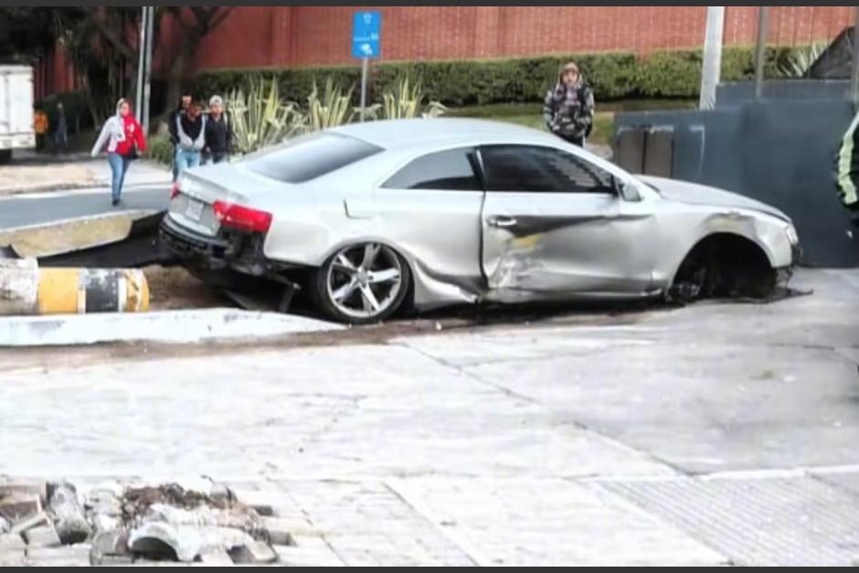 El conductor fue llevado a Torre de Tribunales. (Foto: captura de video)