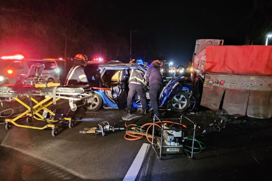 Tres personas fueron trasladadas a un centro asistencial. (Foto: ASONBOMD)