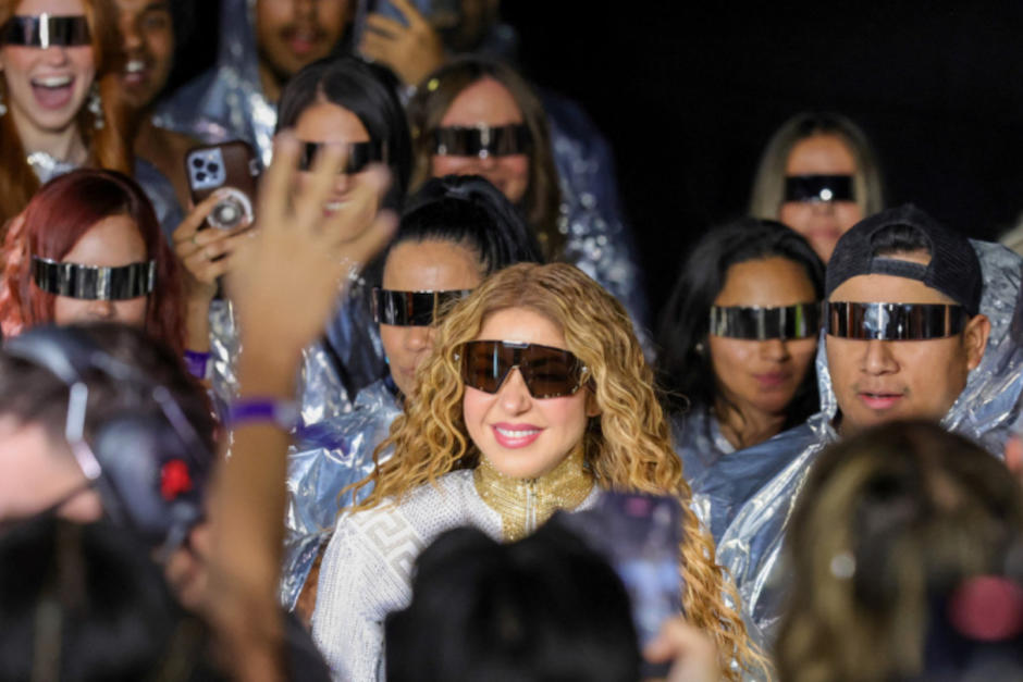 As&iacute; fue la caminata de Shakira en el primer show de su Residencia. (Foto Ilustrativa: AFP)