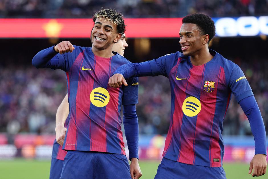 Lamine Yamal volvi&oacute; a sonre&iacute;r con una anotaci&oacute;n. (Foto: AFP)