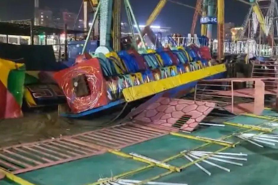 Esta atracci&oacute;n mec&aacute;nica era una de las amenidades de la feria. (Foto:&nbsp;New Delhi Television)