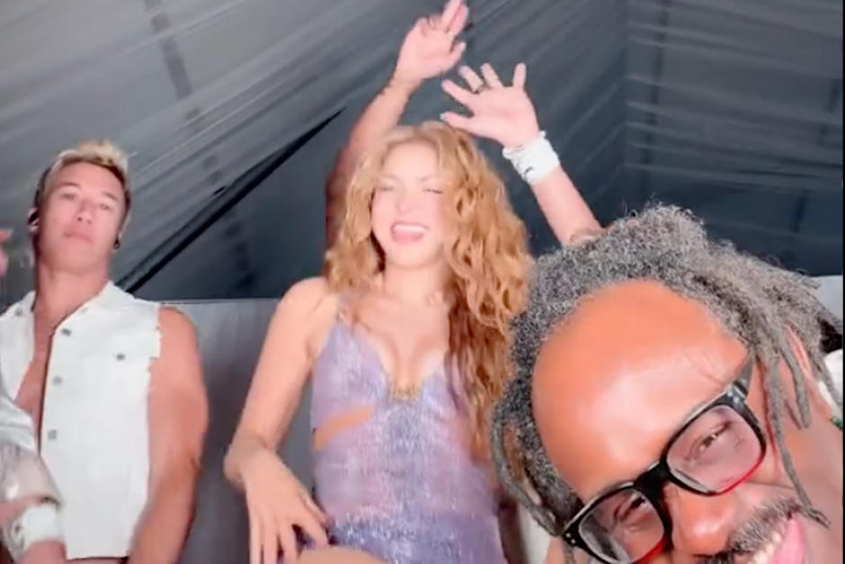 Shakira celebr&oacute; as&iacute; su primer show en El Salvador. (Foto: Cpatura de pantalla)