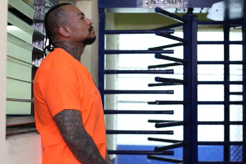 Jorge Jair Hern&aacute;ndez de Le&oacute;n, alias "El Diab&oacute;lico", l&iacute;der de la Mara Salvatrucha, recluido en Renovaci&oacute;n I. (Foto: Mingob)