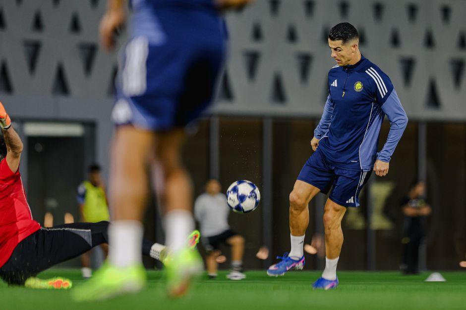 El astro portugu&eacute;s entren&oacute; con normalidad y ya est&aacute; al ritmo de sus compa&ntilde;eros para poder jugar en la Champions de Asia. (Foto: Al Nassr)