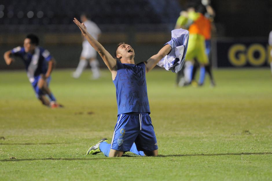 Henry L&oacute;pez, el gran h&eacute;roe de la primera clasificaci&oacute;n mundialista de Guatemala en futbol 11, con la Sub-20 en 2011.