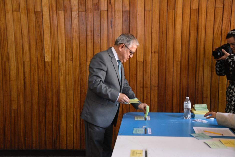 El presidente de la CSJ afirm&oacute; que a finales de febrero convocatoria a pleno extraordinario para tratar el tema de elecci&oacute;n de magistrado titular y suplente ante la CC. (Foto: Edgar Poc&oacute;n/Colaboraci&oacute;n)
