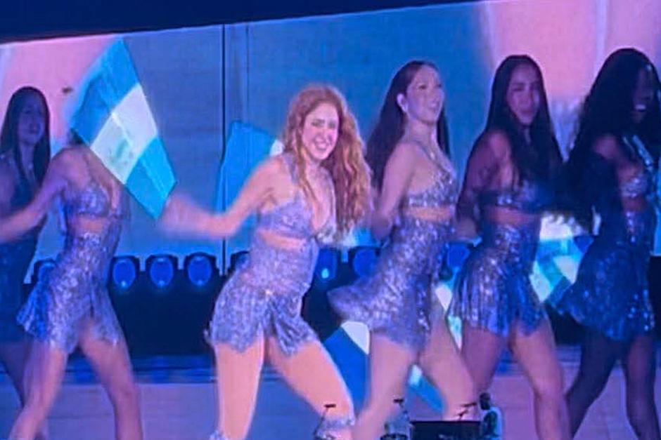 Shakira demostr&oacute; su cari&ntilde;o por los guatemaltecos con este detalle. (Foto: Selene Mej&iacute;a/Soy502)