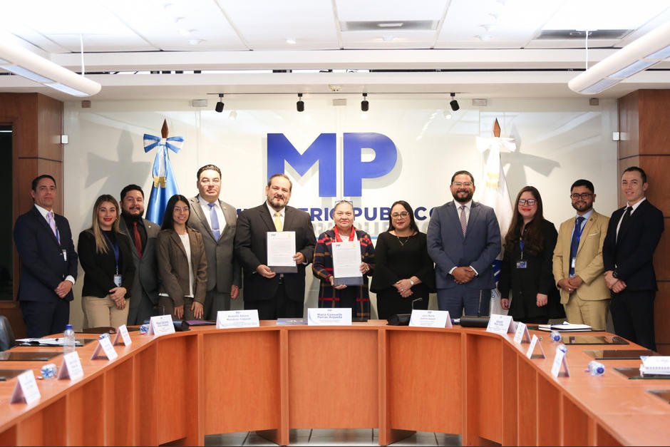 El convenio entre Aprodica y el Ministerio P&uacute;blico fue firmado este mi&eacute;rcoles 18 de febrero. (Foto: MP)