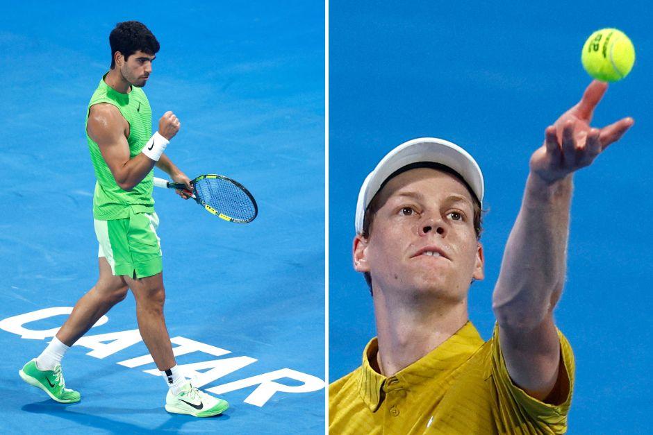 El espa&ntilde;ol y el italiano son favoritos para encontrarse en la gran final de este torneo de la ATP. (Foto: AFP)