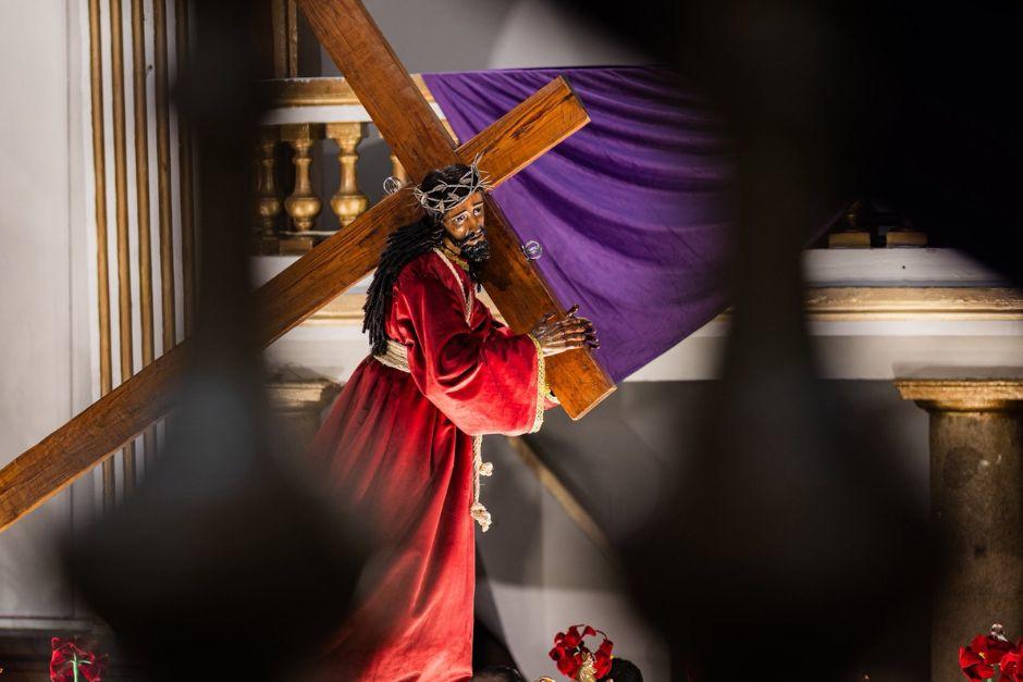 La Cuaresma ha iniciado y&nbsp;&nbsp;la Consagrada Imagen de Jes&uacute;s Nazareno Redentor de Mundo recorrer&aacute; las calles este viernes.(Foto: Hermandad el Gallito)
