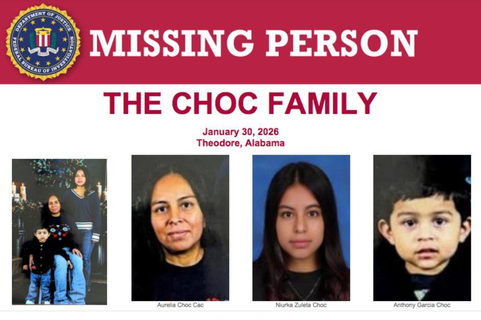 Aurelia Choc y sus hijos Niurka y Anthony habr&iacute;an sido v&iacute;ctimas de un secuestro. (Foto: FBI)