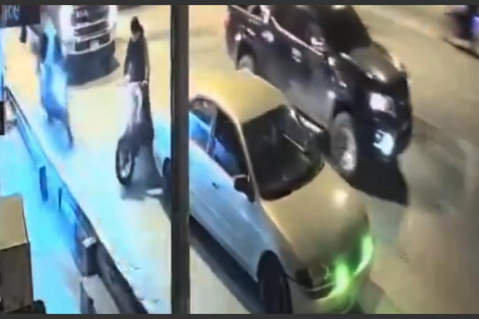 Los dos involucrados iban rebasando. (Foto: captura de video)