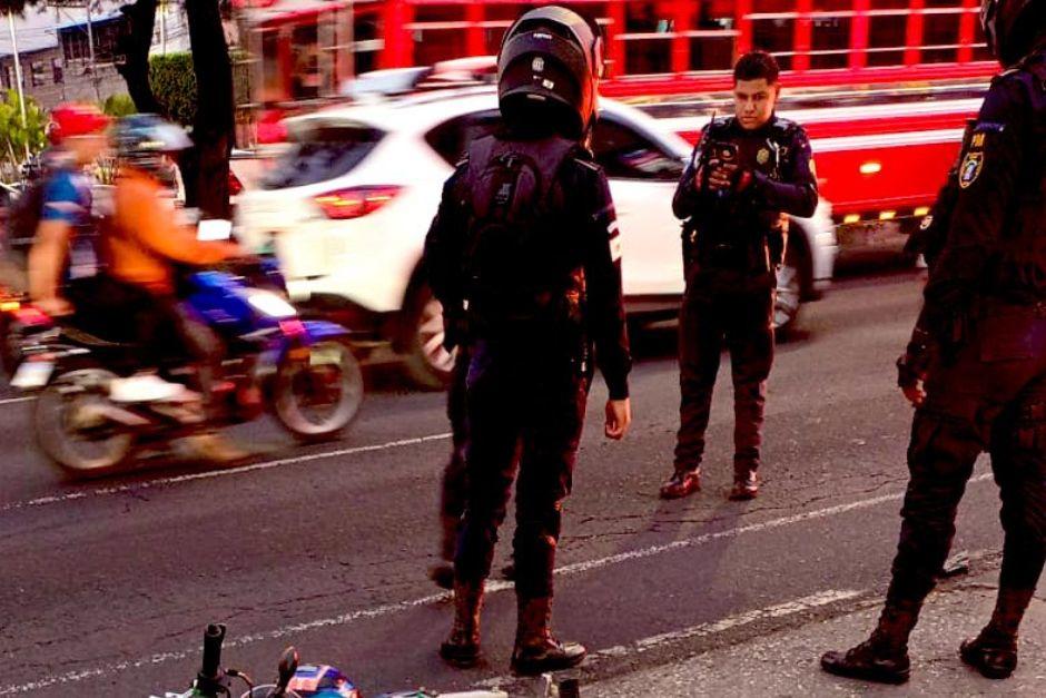 El incidente armado se perpetr&oacute; sobre la calzada Roosevelt. (Foto: Am&iacute;lcar Montejo)