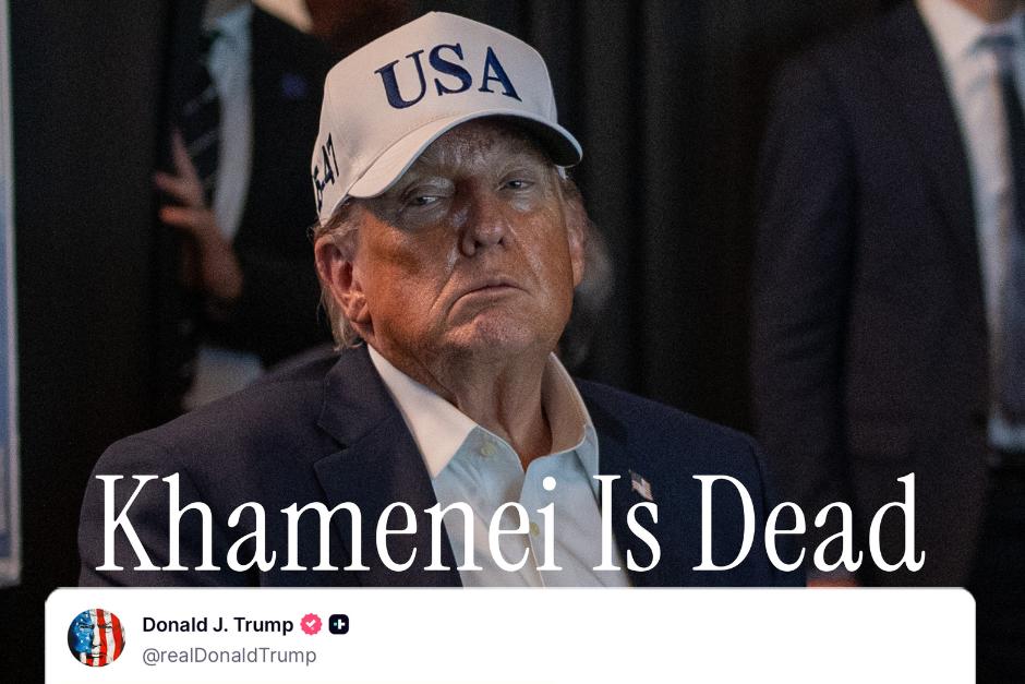 El presidente Donald Trump emiti&oacute; un pronunciamiento en redes sociales tras conocerse la muerte del L&iacute;der Supremo de Ir&aacute;n, Ayatollah Ali Khamenei. (Foto: POTUS/Soy502)