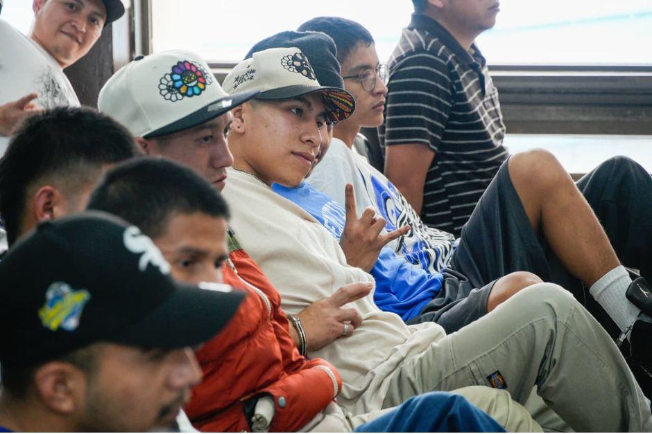 La jueza Aurora Guti&eacute;rrez, titular del Juzgado Noveno Penal, suspendi&oacute; la audiencia de etapa intermedia de los 34 pandilleros capturados en el Barrio, El Gallito, zona 3. (Foto: Wilder L&oacute;pez/Soy502)