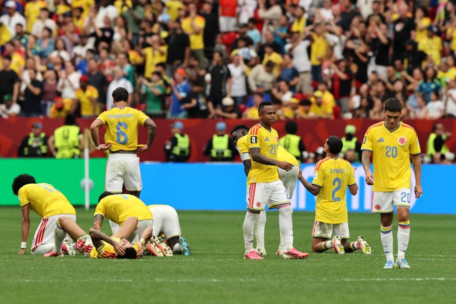 Los colombianos se quedaron muy cerca de igualar su mejor participaci&oacute;n en mundiales, que fue cuando llegaron a cuartos de final en Brasil 2014. (Foto: AFP)