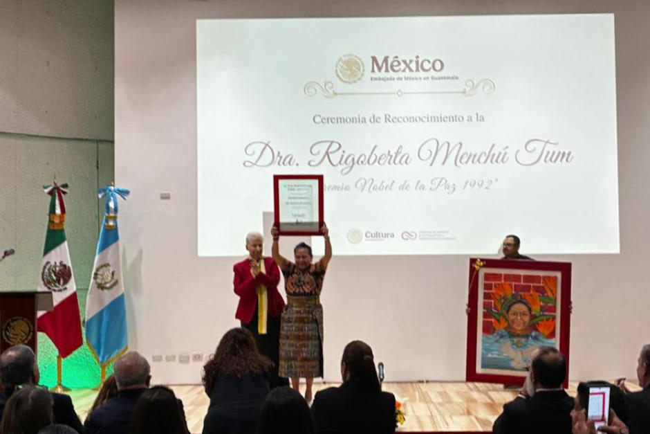 Rigoberta Mench&uacute; fue asignada Alta Consejera de derechos de Mujeres y Pueblos Ind&iacute;genas en M&eacute;xico. (Foto: Embajada de M&eacute;xico en Guatemala)