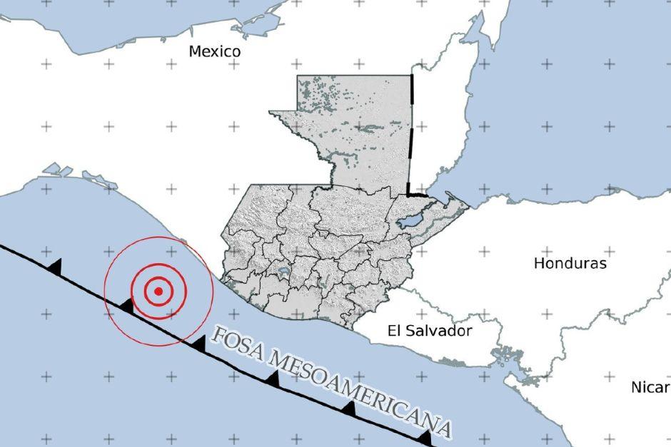 El terremoto tuvo su epicentro en el oc&eacute;ano Pac&iacute;fico. (Foto: Insivumeh)