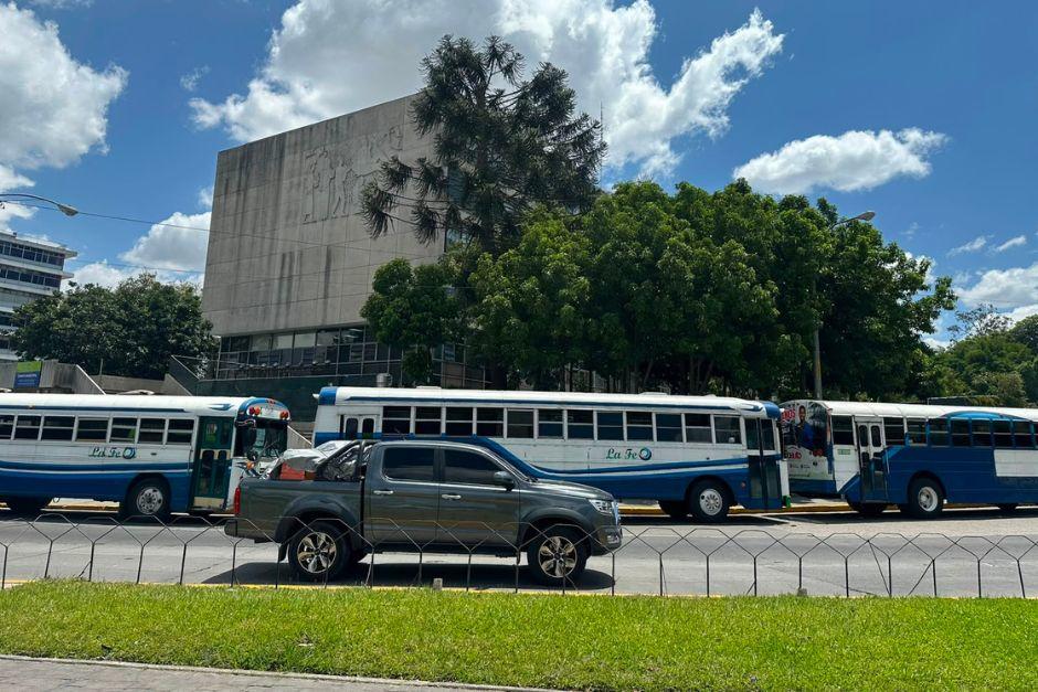 Transportistas se encuentran manifestando por el alza de los precios de los combustibles. (Foto: Oscar Rivas/Colaborador)
