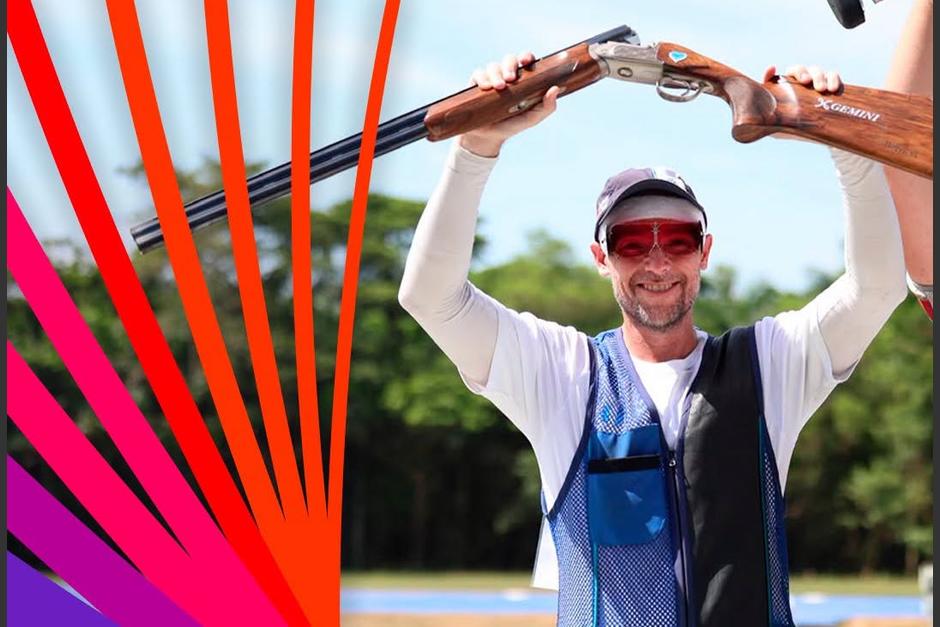 Jean Pierre Brol gan&oacute; la medalla de plata en la prueba de foso individual de tiro con armas de caza en los Juegos Centroamericanos y del Caribe Santo Domingo 2026. (Foto: COG)