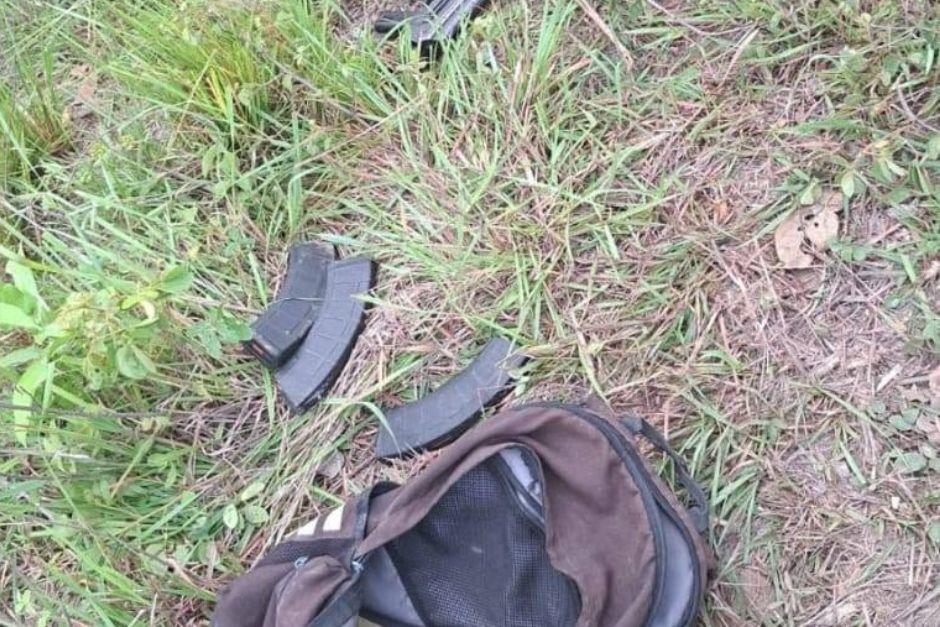 Un terrorista result&oacute; herido luego de que se enfrentara a las autoridades. (Foto: PNC)