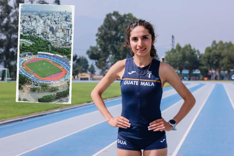 Viviana Aroche y varios de los atletas estar&aacute;n compitiendo en la pista atl&eacute;tica del estadio F&eacute;lix S&aacute;nchez. (Fotos: COG y Santo Domingo)