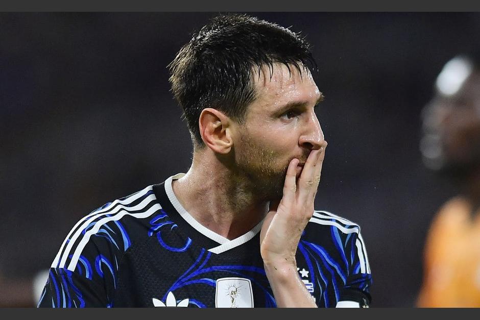 Lionel Messi sufri&oacute; una sobrecarga asociada a fatiga muscular en el isquiotibial izquierdo.