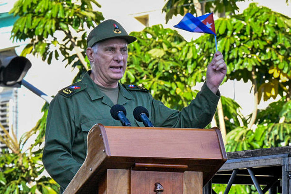 El presidente cubano Miguel D&iacute;az-Canel fue sancionado econ&oacute;micamente este&nbsp;jueves por Estados Unidos. (Foto: AFP)