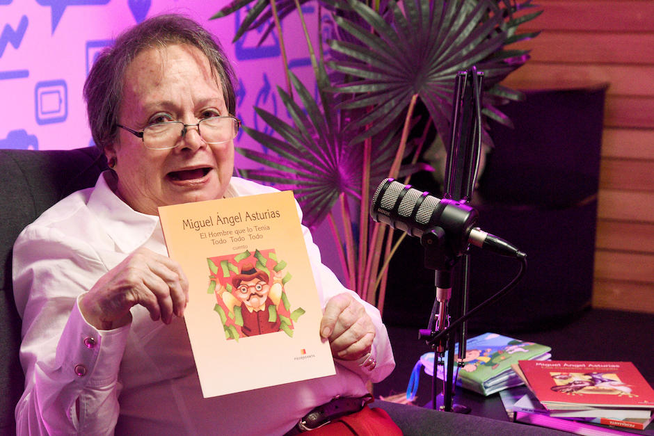 Irene Piedra Santa cont&oacute; c&oacute;mo se form&oacute; Editorial Piedrasanta. (Foto: Edgar Poc&oacute;n/Colaborador)