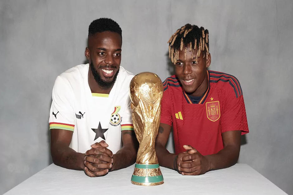 I&ntilde;aki y Nico Williams representar&aacute;n a distintas selecciones en el pr&oacute;ximo Mundial. (Foto: redes sociales)&nbsp;